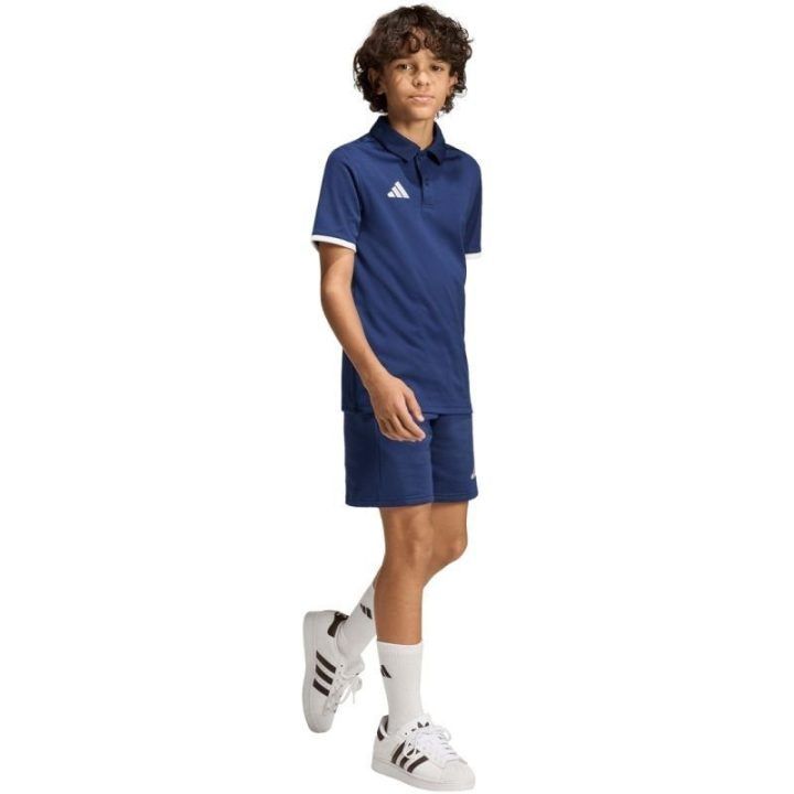 Vaikiški polo marškinėliai adidas Entrada 26, tamsiai mėlyni