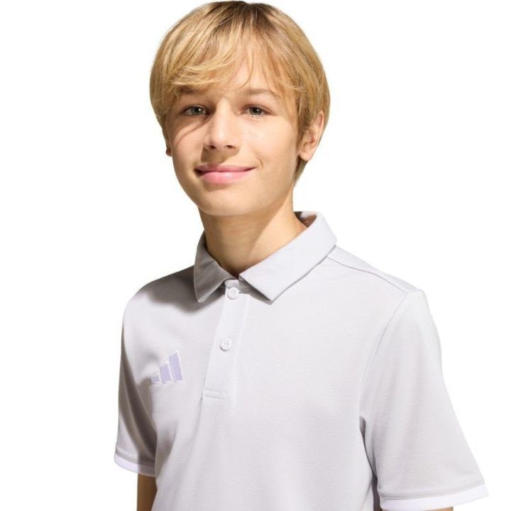 Vaikiški polo marškinėliai adidas Entrada 26, šviesiai pilki