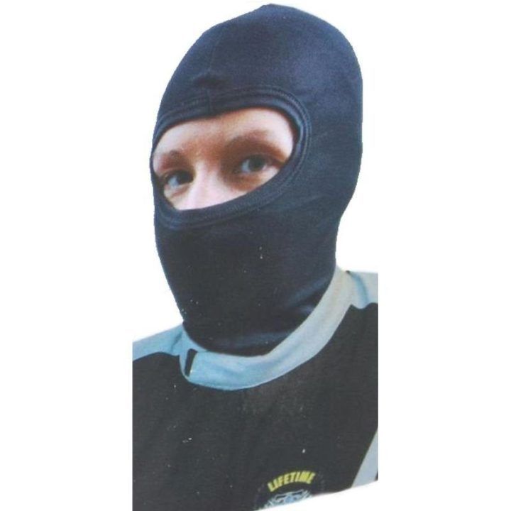 Uniseks dviratininkų balaklava Bicycle Gear, juoda