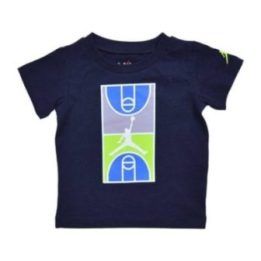 Vaikiškas krepšinio komplektas Air Jordan Court Graphic Set, tamsiai mėlynas ir pilkas