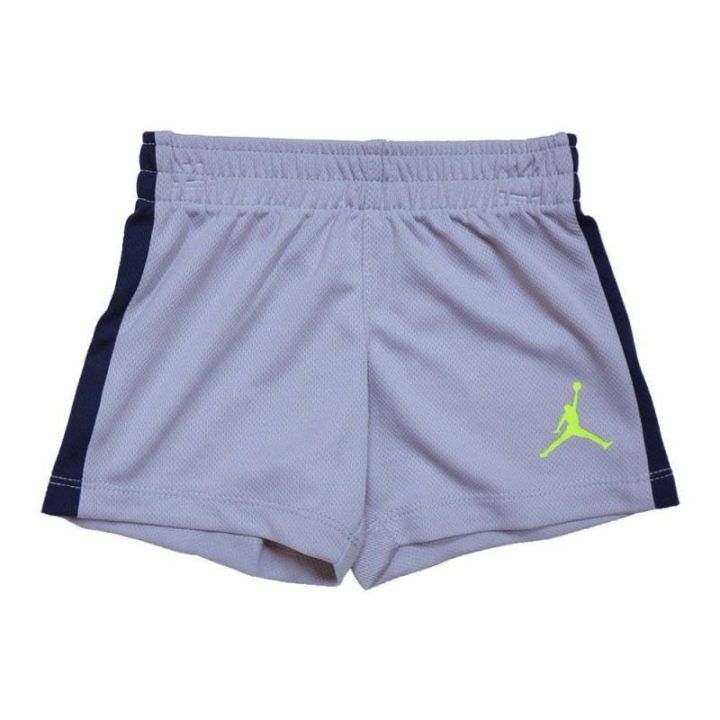 Vaikiškas krepšinio komplektas Air Jordan Court Graphic Set, tamsiai mėlynas ir pilkas