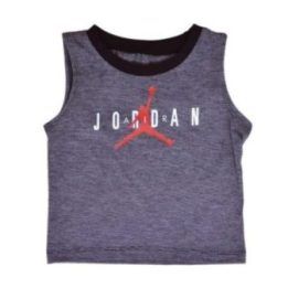 Vaikiškas krepšinio aprangos komplektas Air Jordan, pilkas ir juodas