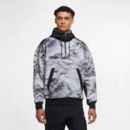 Vyriškas džemperis su gobtuvu Air Jordan 23 Engineered Printed, pilkas