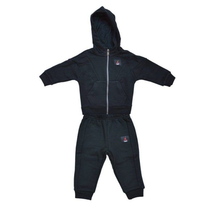 Vaikiškas sportinis kostiumas Air Jordan Fight 5 Set, juodas