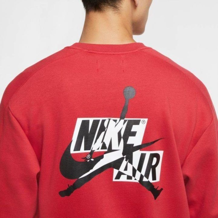 Vyriškas sportinis džemperis Air Jordan Jumpman Fleece, raudonas