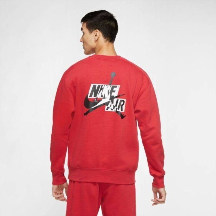 Vyriškas sportinis džemperis Air Jordan Jumpman Fleece, raudonas