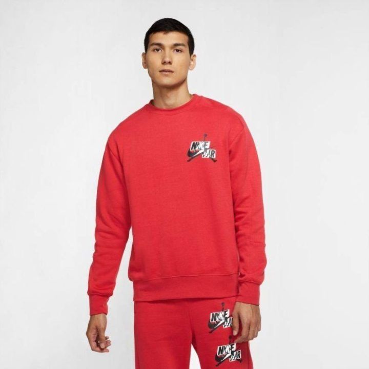 Vyriškas sportinis džemperis Air Jordan Jumpman Fleece, raudonas