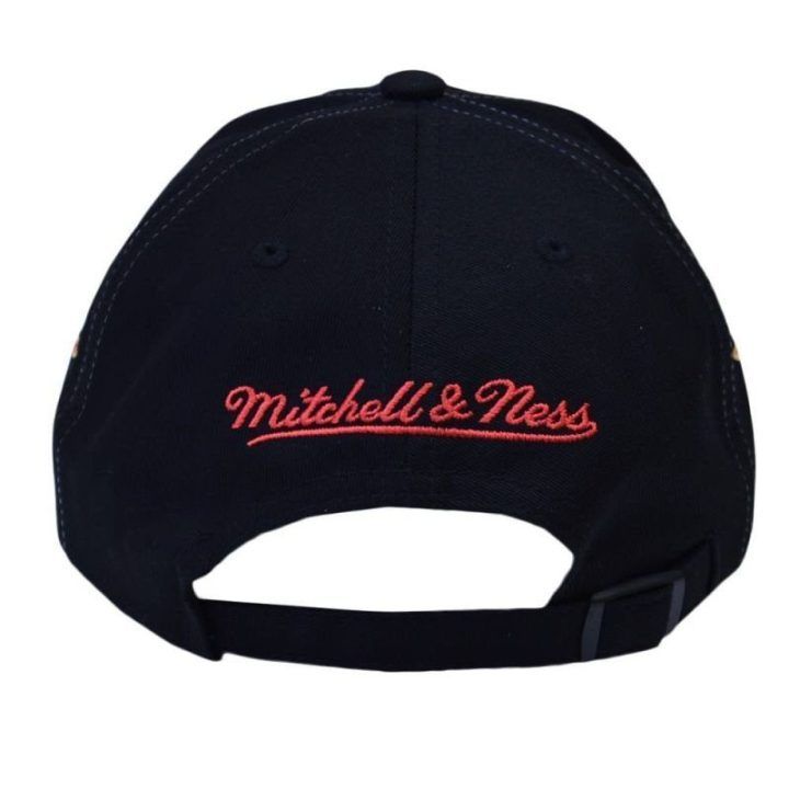 Beisbolo kepurė su liepsnų motyvu Mitchell & Ness Houston Rockets, juoda