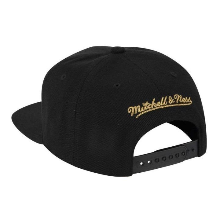 Uniseks kepurė Mitchell & Ness Lakers, juoda ir auksinė