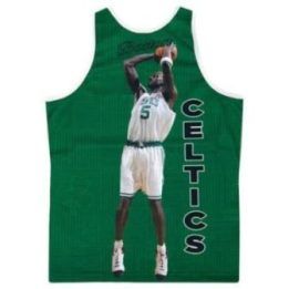 Vyriški marškinėliai be rankovių Kevin Garnett Mitchell & Ness, žali