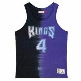 Vyriški krepšinio marškinėliai Mitchell & Ness Chris Webber, juodi ir violetiniai