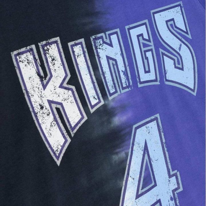 Vyriški krepšinio marškinėliai Mitchell & Ness Chris Webber, juodi ir violetiniai