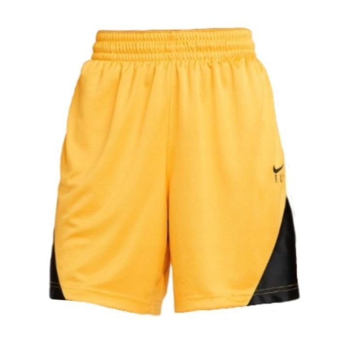 Moteriški šortai su raišteliu Nike Isofly, geltoni ir juodi