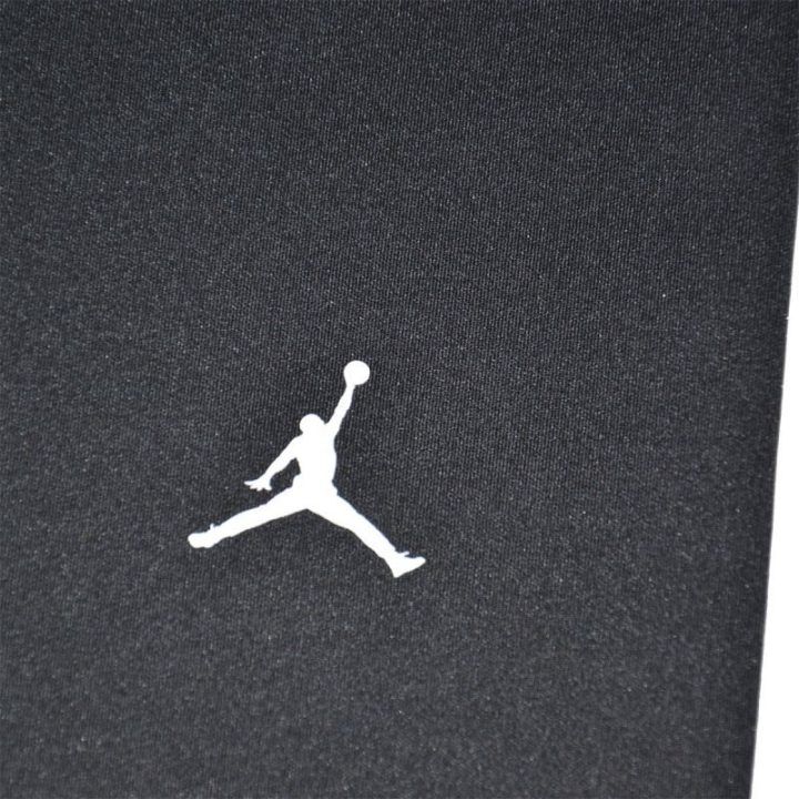 Moteriškos sportinės kelnės Air Jordan, juodos ir baltos