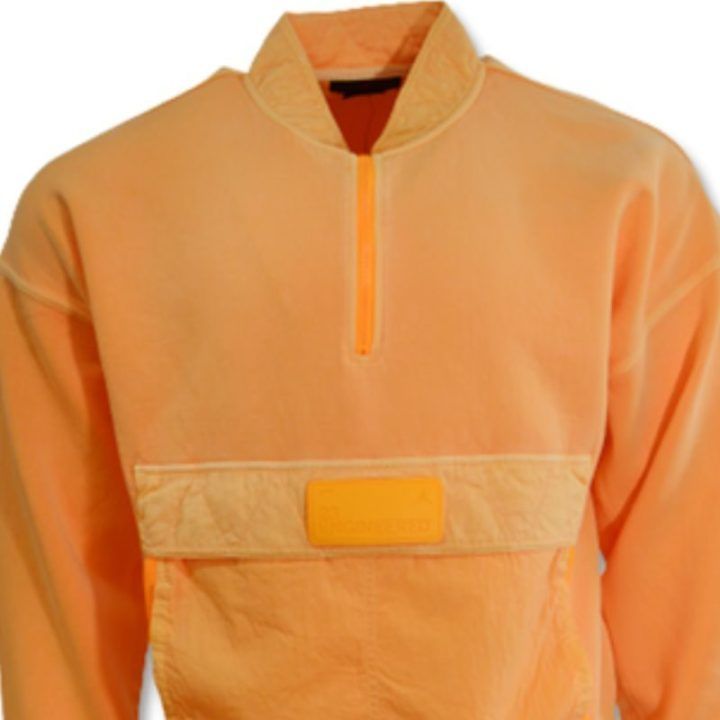 Vyriška striukė su 1/2 užtrauktuku Jordan 23 Engineered, oranžinė