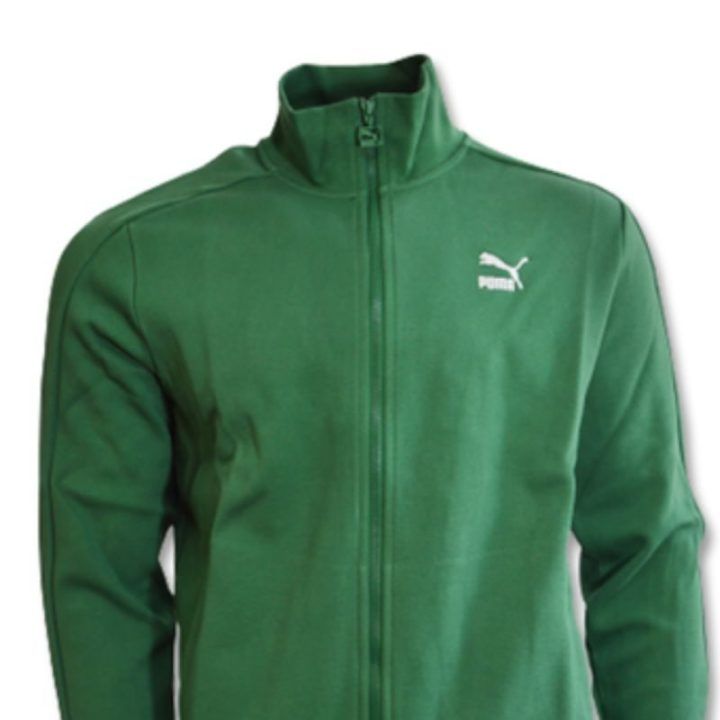 Vyriškas džemperis su užtrauktuku Puma T7 Track Jacket DK, žalias