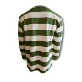 Vyriškas dryžuotas džemperis Taikan Everything Striped, žalias ir baltas
