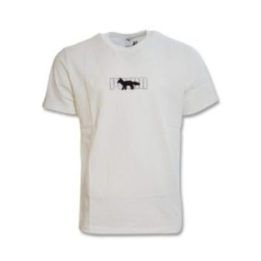 Vyriški laisvo kirpimo marškinėliai PUMA x Maison Kitsune, balti