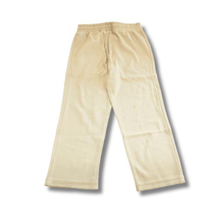 Moteriškos medvilninės kelnės Puma T7 Track Pants DK, kreminės