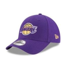 Vaikiška kepurė su Lakers logotipu New Era 9FORTY, violetinė