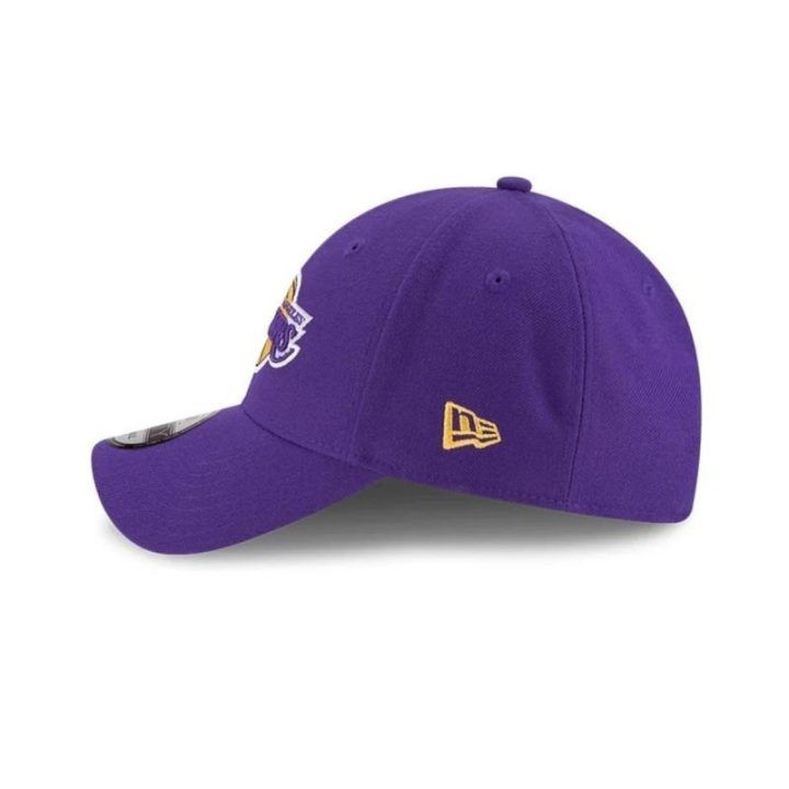 Vaikiška kepurė su Lakers logotipu New Era 9FORTY, violetinė