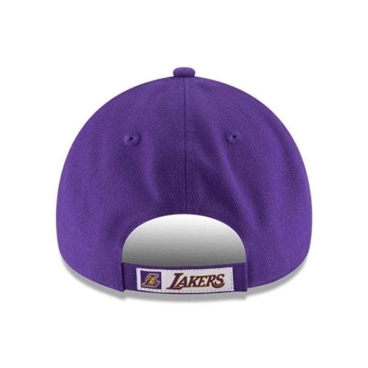 Vaikiška kepurė su Lakers logotipu New Era 9FORTY, violetinė
