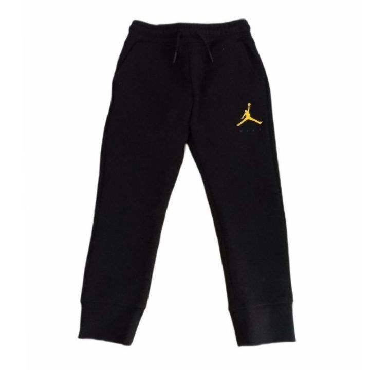Vaikiškos medvilninės sportinės kelnės Air Jordan Jumpman, juodos