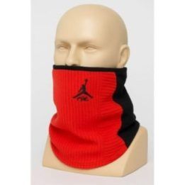 Uniseks žieminis šalikas-mova Air Jordan Hyperstorm, juodas ir raudonas