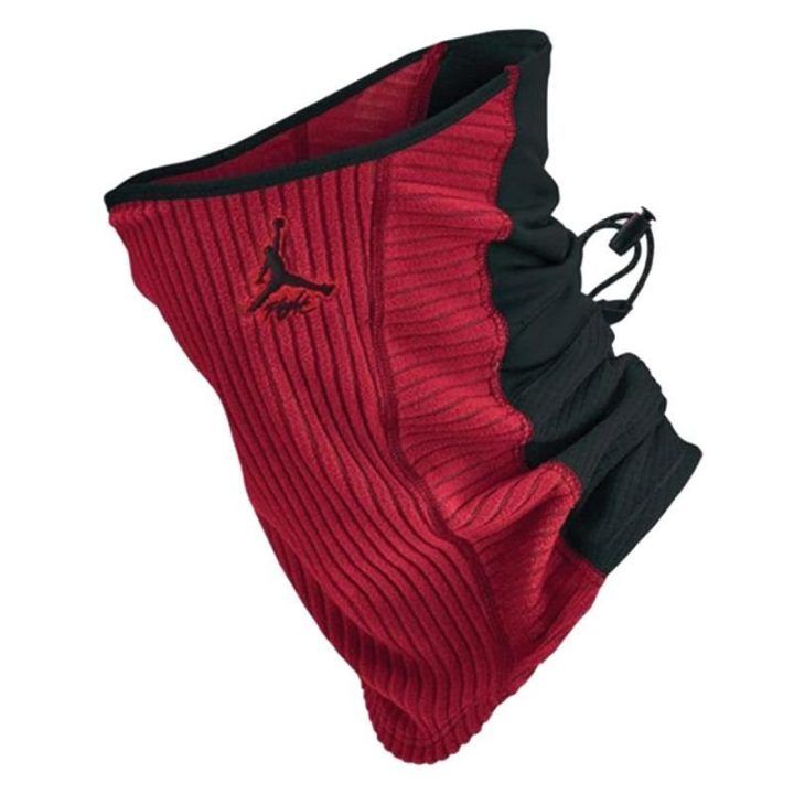 Uniseks žieminis šalikas-mova Air Jordan Hyperstorm, juodas ir raudonas
