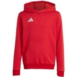 Vaikiškas džemperis su gobtuvu adidas Entrada 26, raudonas