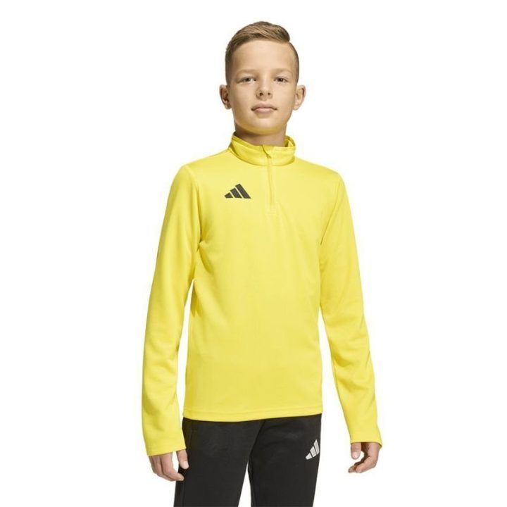 Vaikiškas džemperis su 1/4 užtrauktuku adidas Entrada 26, geltonas