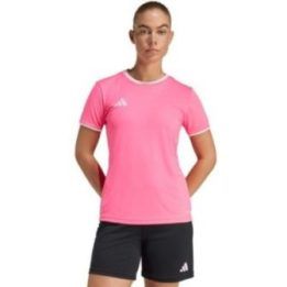 Moteriški treniruočių marškinėliai adidas Entrada 26, rožiniai