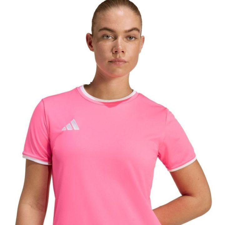 Moteriški treniruočių marškinėliai adidas Entrada 26, rožiniai