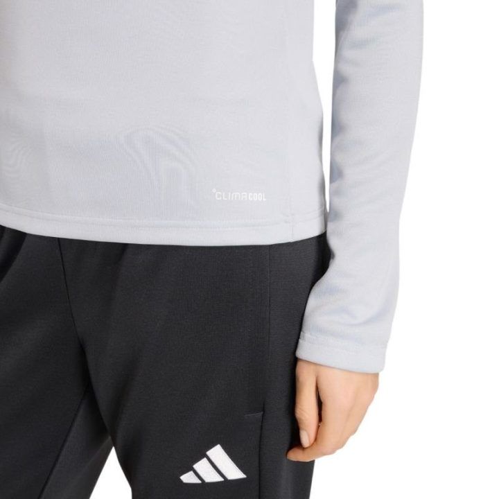 Moteriškas prigludusio kirpimo džemperis adidas Entrada 26, pilkas