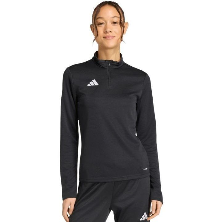 Moteriškas prigludusio kirpimo džemperis adidas Entrada 26, juodas