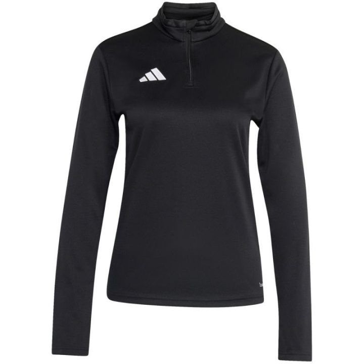 Moteriškas prigludusio kirpimo džemperis adidas Entrada 26, juodas