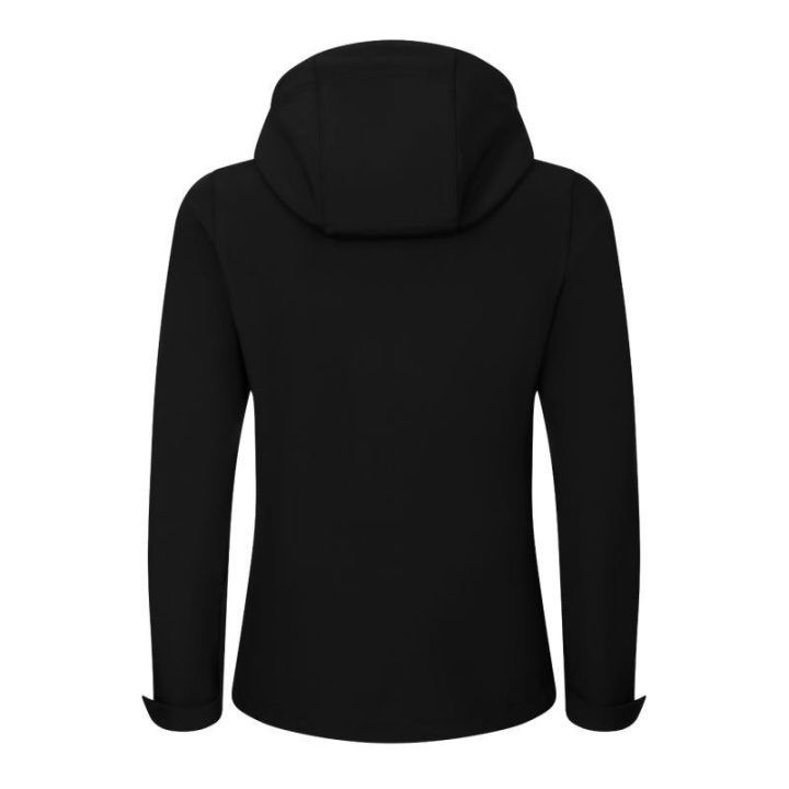 Moteriška softshell striukė su gobtuvu Malfini Trail, juoda