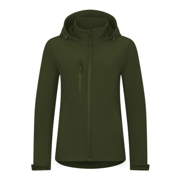 Moteriška softshell striukė Malfini Trail, tamsiai chaki