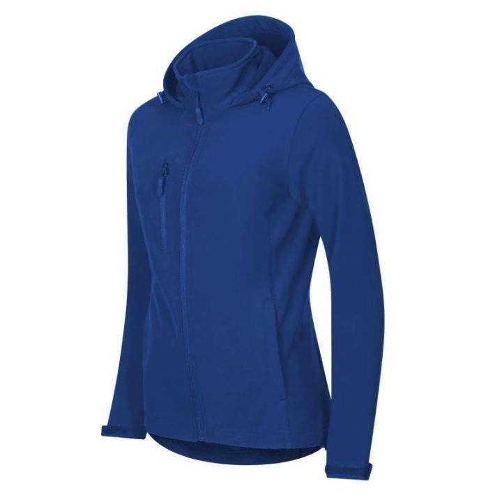 Moteriška softshell striukė su gobtuvu Malfini Trail, mėlyna