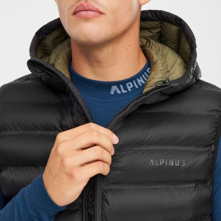 Vyriška dygsniuota liemenė Alpinus Artos, juoda