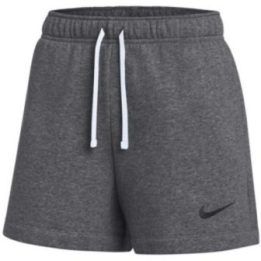 Moteriški medvilniniai šortai Nike Park 26 Fleece, tamsiai pilki