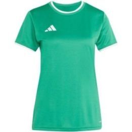 Moteriški prigludusio kirpimo marškinėliai adidas Entrada 26, žali