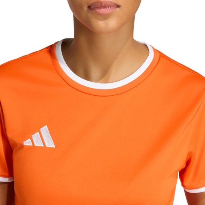Moteriški sportiniai marškinėliai adidas Entrada 26, oranžiniai