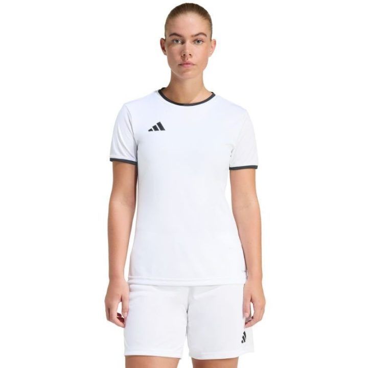 Moteriški futbolo marškinėliai adidas Entrada 26, balti