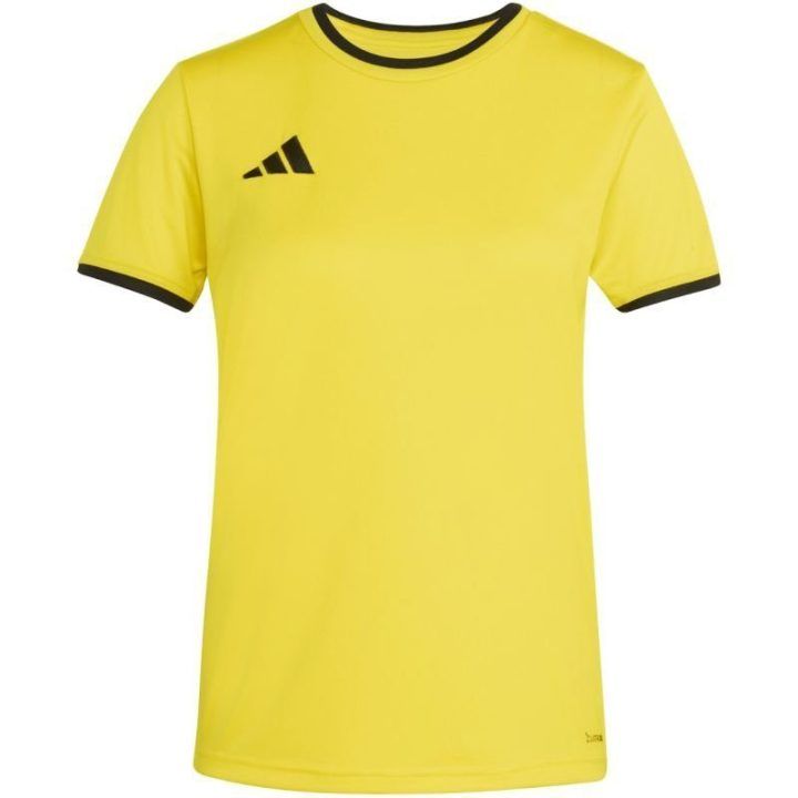 Moteriški marškinėliai adidas Entrada 26, geltoni