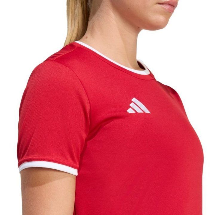 Moteriški prigludę marškinėliai adidas Entrada 26, raudoni