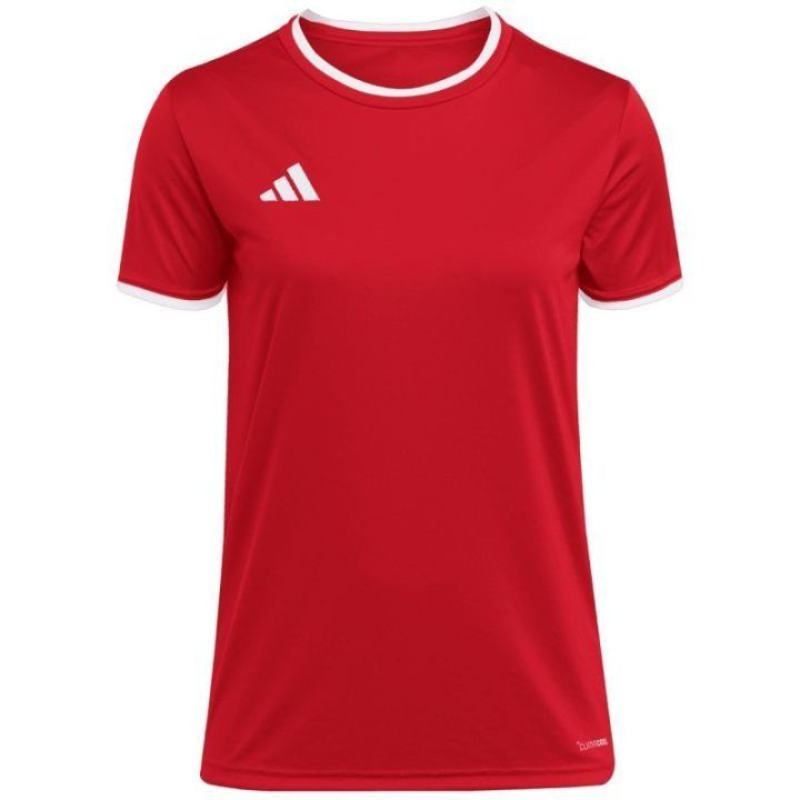 Moteriški prigludę marškinėliai adidas Entrada 26, raudoni