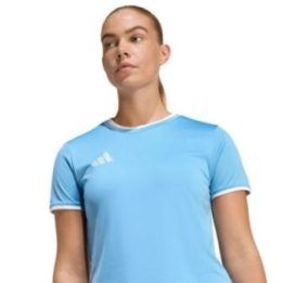 Moteriški marškinėliai adidas Entrada 26, šviesiai mėlyni