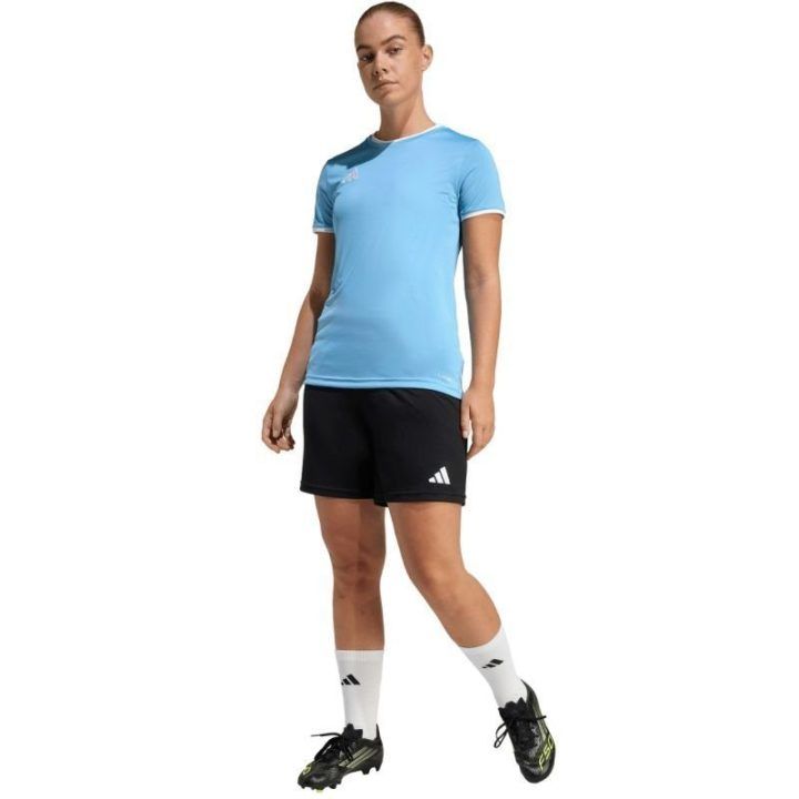 Moteriški marškinėliai adidas Entrada 26, šviesiai mėlyni