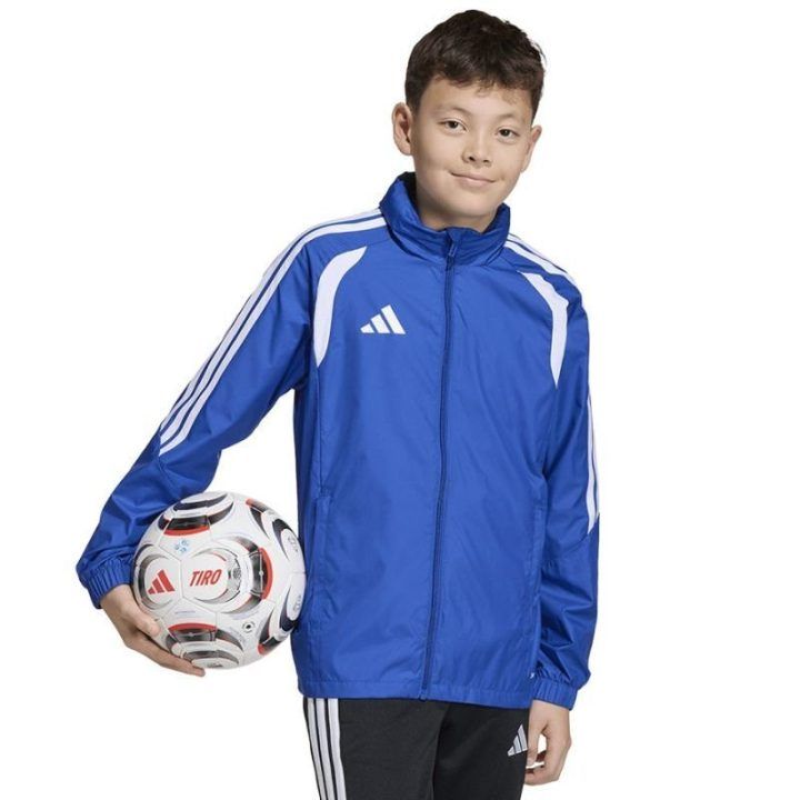 Vaikiška striukė su gobtuvu adidas Tiro 26 League, mėlyna